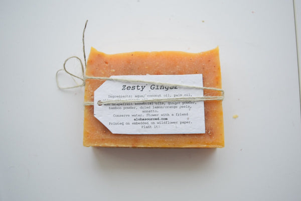 Zesty Ginger Bamboo Soap